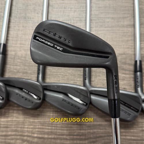 Cobra King Forged TEC Black 2023 Iron Set 5-GW / Steel, Regular (184)