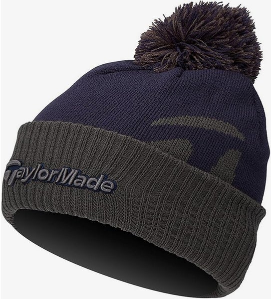 NEW TaylorMade Bobble Beanie Navy Beanie/Hat/Cap