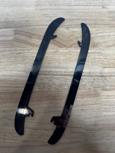 NHL Pro Stock 263mm Used Black Step Steel Skate Blades / Runners (Needs Profile)