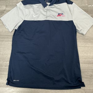 Team USA Blue Large Men's Nike Dri-Fit Shirt (New)