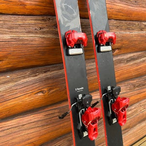 OBO Faction Prodigy 4 185 cm Powder Skis With Tyrolia Attack 14 Bindings 116 underfoot