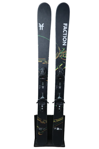 USED 2024 Faction Prodigy 2 Youth Skis 149cm with Head JRS 7.5 CA Bindings