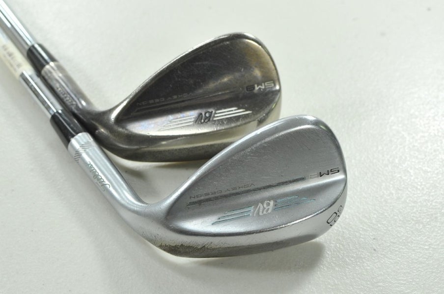 Titleist Vokey SM9 Brushed Steel 56*, 60* Wedge Set RH Wedge Flex Steel # 208720