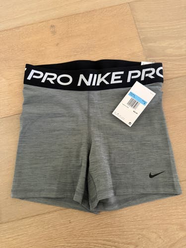 Nike Pro Shorts Gray Medium Women's (New)