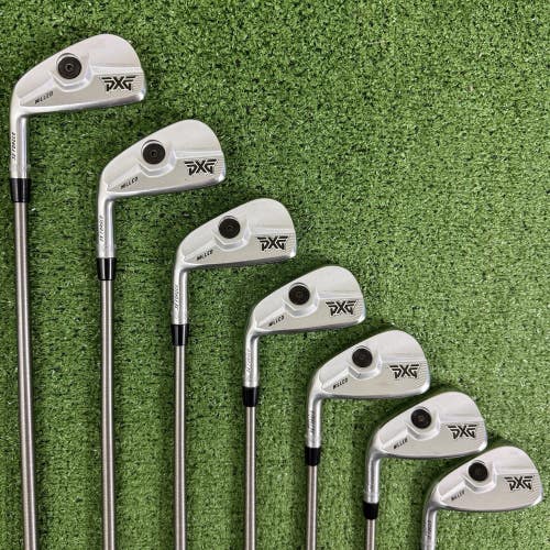 PXG 0317T 5X Forged Iron Set 4-PW Steelfiber 110 Regular Left Handed -1/2 Short