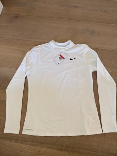 Nike Compression White Large Women's Long Sleeve (New)