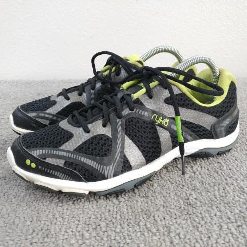 Ryka Influence Womens Size 8.5 Shoes Running Walking Gym Sneakers Black Yellow