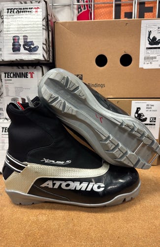 255 MP US 7.5 Atomic X cruise 40 SNS spilt combi (Used) x/c Cross Country Ski Boots