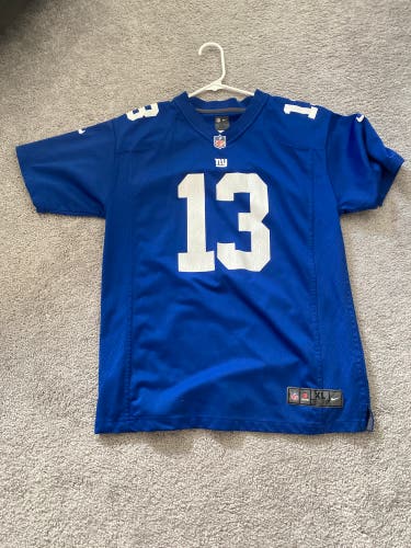 Blue Home #13 Odell Beckham JR Jersey NFL Official (Used)