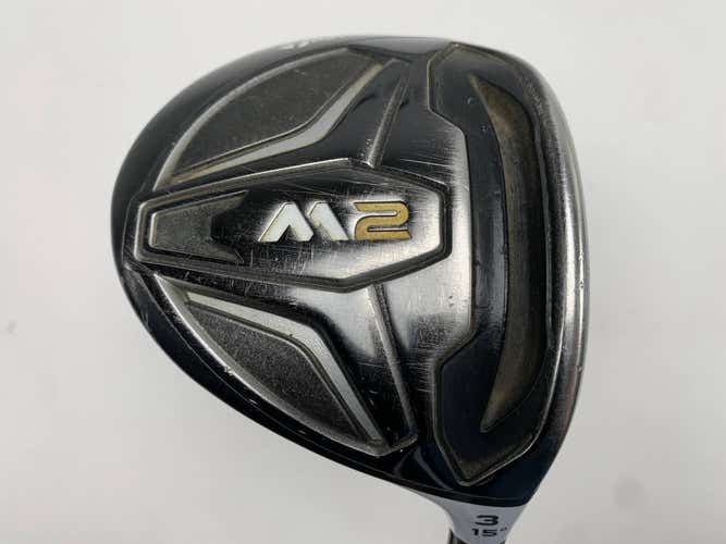 TaylorMade M2 3 Fairway Wood 15* REAX 65g Regular Graphite Mens RH Midsize Grip