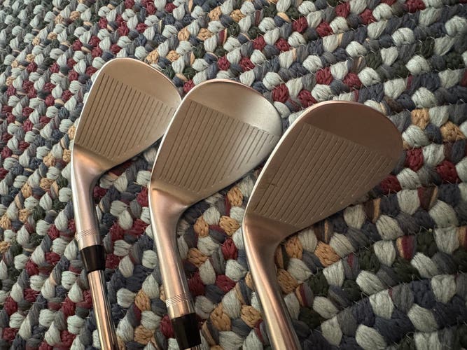 Used RH Titleist Vokey SM10 52* 56* 60* Wedge Set Titleist BV Wedge Flex Steel