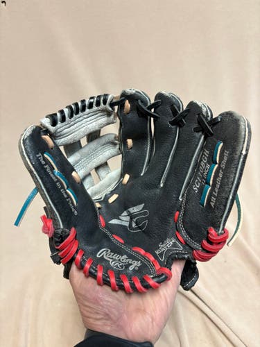 Outfield RH Rawlings Sure Catch Baseball Glove 11" (Used)