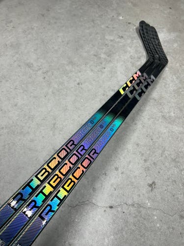 3 Pack 95 Flex P90TM Senior CCM RibCor Trigger 8 Pro Left Hand Hockey Stick Pro Stock NHL (New)