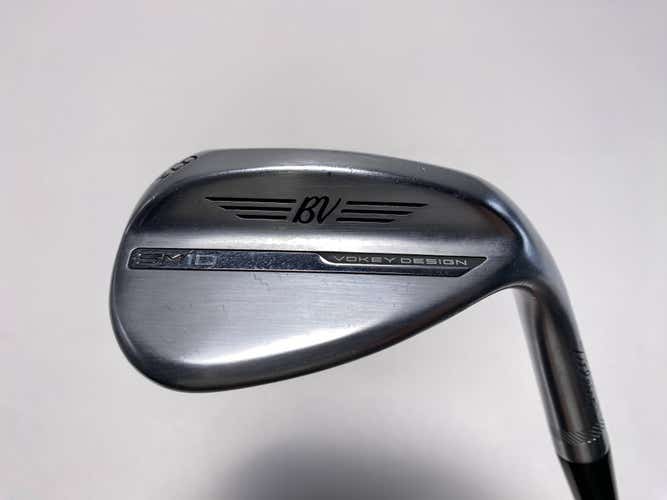 Titleist Vokey SM10 Tour Chrome Wedge 58* 8 Bounce M-Grind Wedge Steel Mens RH