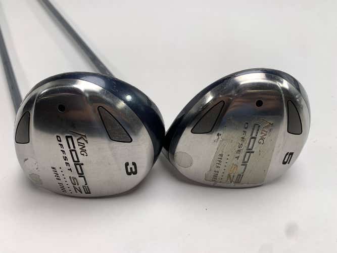 Cobra SZ Offset 3 & 5 Fairway Wood Set 15* 18* Aldila HM Tour 50g Ladies RH