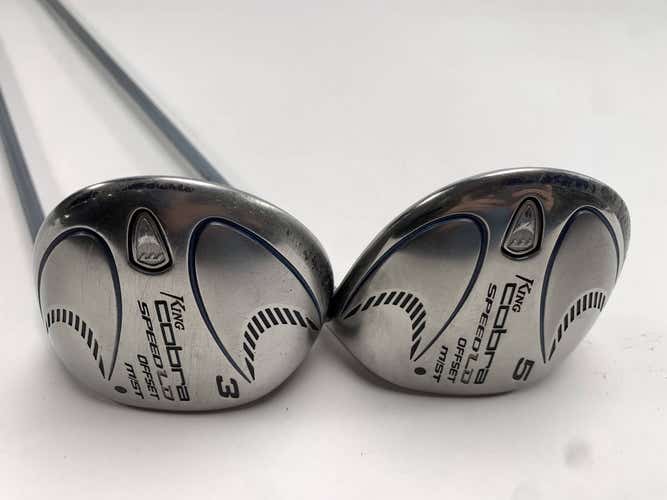 Cobra Speed LD F 3 & 5 Fairway Wood Set 15* 18* Bassara M Speed Tuned Ladies RH