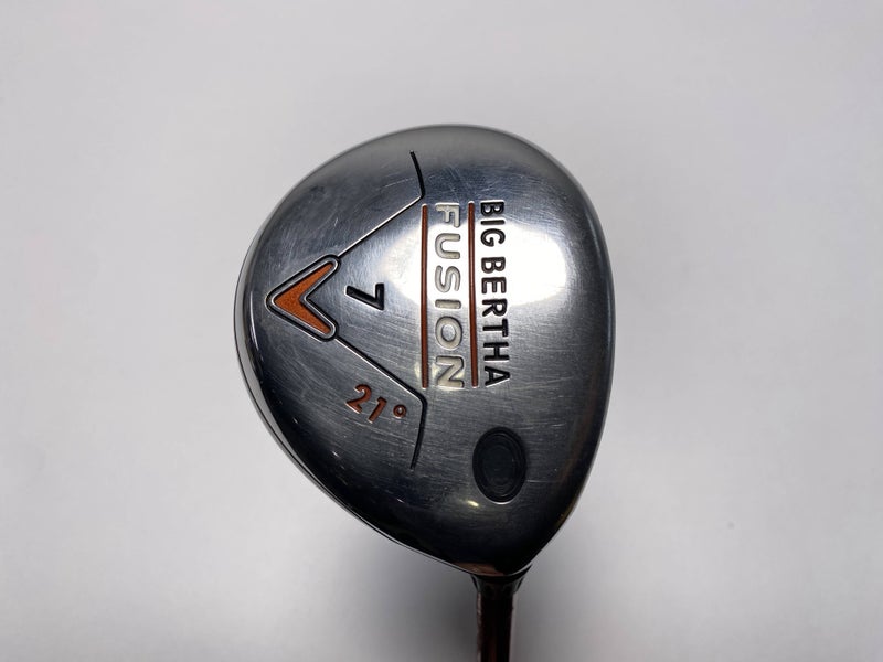 Callaway Big Bertha Fusion 7 Fairway Wood 21* Aldila NVS Orange 55g Regular RH