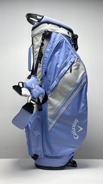 Callaway Chase Stand Bag Light Blue 4-Way Divide Dual Strap Golf Bag