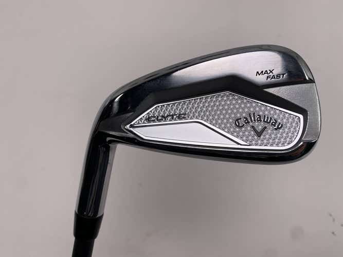 Callaway Elyte Max Fast Single 7 Iron Vanquish 4 R2 Senior Graphite Mens LH