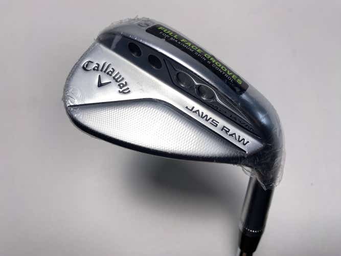 Callaway Jaws Raw Chrome Lob Wedge 60* 12 W-Grind KBS Hi Rev 2.0 Regular RH NEW