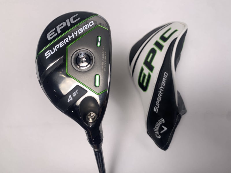 Callaway EPIC Super 4 Hybrid 21* AeroTech SteelFiber F3 Regular Mens RH HC NEW