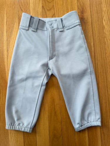 Used Mizuno Youth Premier Short Baseball Pant Gray Small