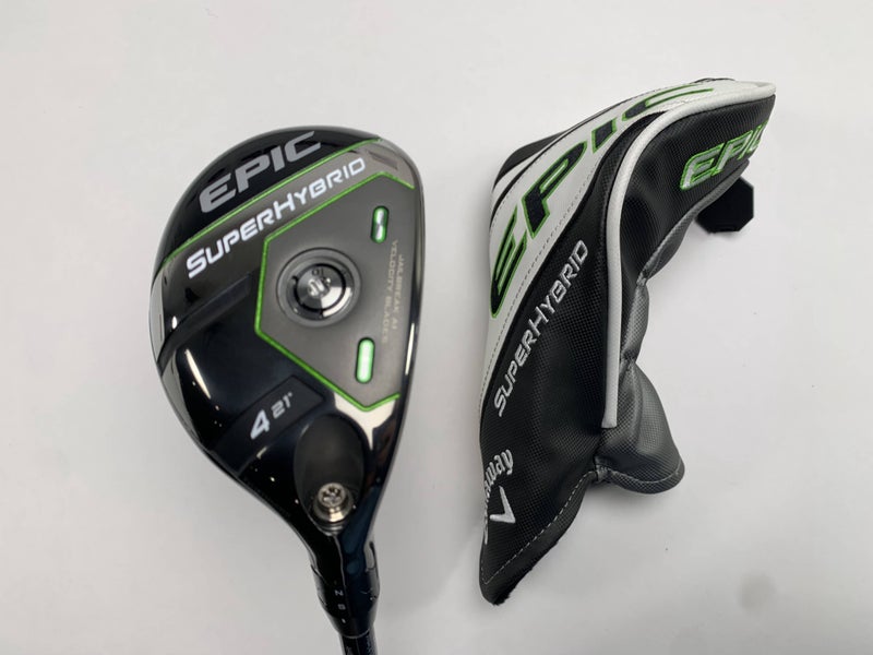 Callaway EPIC Super 4 Hybrid 21* AeroTech SteelFiber fc75 F3 Regular RH HC NEW