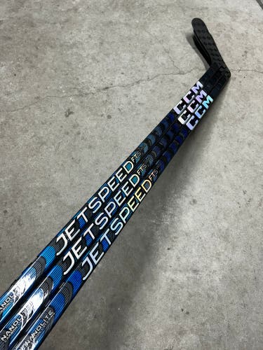 3 PACK - 100 Flex P29 Senior CCM JetSpeed FT5 Pro Left Hand Hockey Stick Pro Stock NHL (New)
