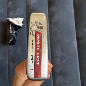 Black Unisex Odyssey Blade White Hot Pro 1 Right Handed Putter Uniflex (Used)