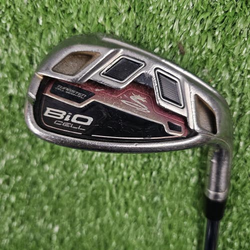 Cobra BiO Cell Red Single Gap Wedge GW KBS Tour 90 Regular Flex Steel RH 35"
