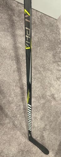 Senior Warrior Alpha QX Left Hand Hockey Stick W28 100 Flex Pro Stock (Used)