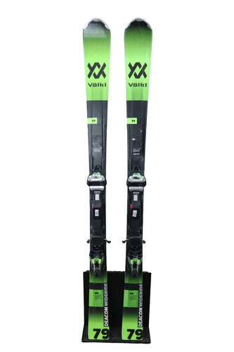 USED 2023 Volkl Deacon 79 Skis 156cm with Marker Wide Ride XL Bindings