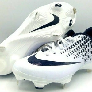 Nike Lunar Vapor (US Size 15) Men's Ultrafly Elite 2 Baseball Cleat White Navy Blue