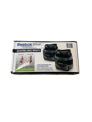 Used Reebok Ankle Weights Black 5 lb 11706-S000370491