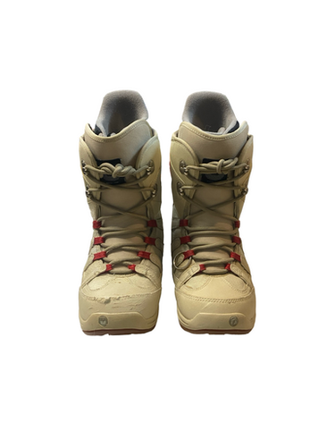 Used Burton MOTO Womens Snowboard Boots Grey Senior 9 11706-S000370496