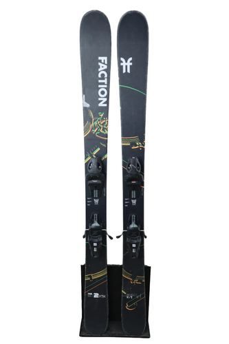USED 2024 Faction Prodigy 2 Youth Skis 149cm with Head JRS 7.5 GW Bindings