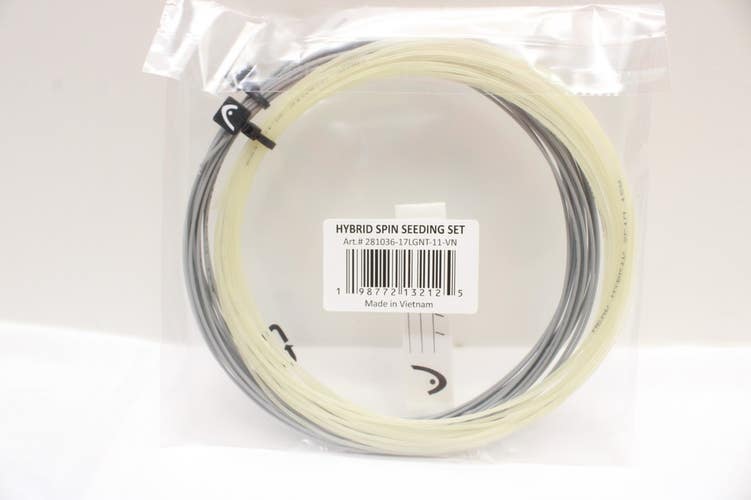 2 SETS: HEAD HYBRID SPIN 17 (1.25) TENNIS STRINGS BULK/DEMO PKG
