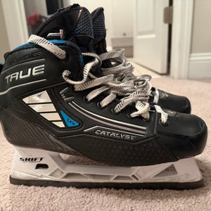 Senior True Catalyst 7X4 Hockey Goalie Skates Regular Width 8 (Used)