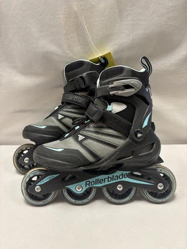 Used Rollerblade ZETRA BLADE Senior Rec Fitness Skates Black Senior 7 11490-S000262978