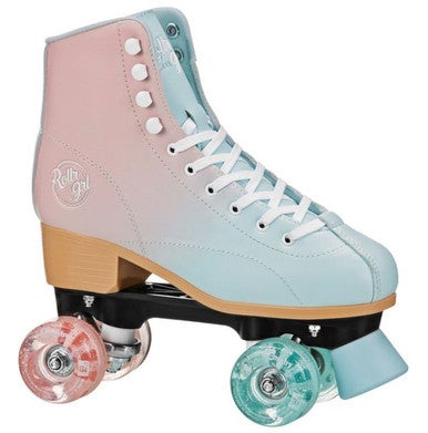New Roller Grl Lilly Blue/Pink SZ 4 11490-RLDP226BP04