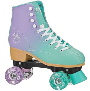New Roller Grl Lilly Mint/Purple SZ 5 11490-RLDP226MP05