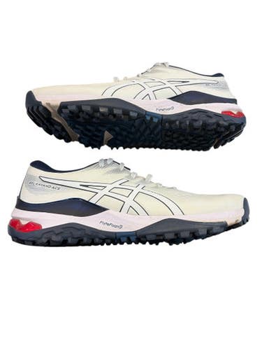 Used Asics Mens Golf Shoes White Senior 10.5 11873-S000230364