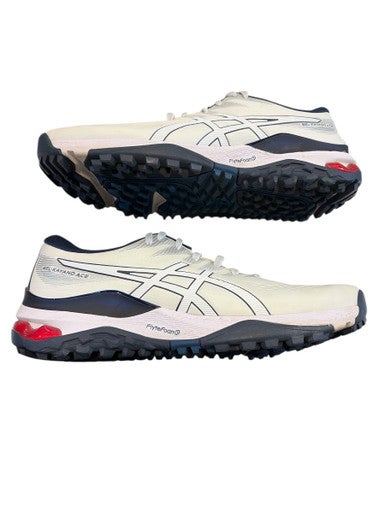 Used Asics Mens Golf Shoes White Senior 10.5 11873-S000230364