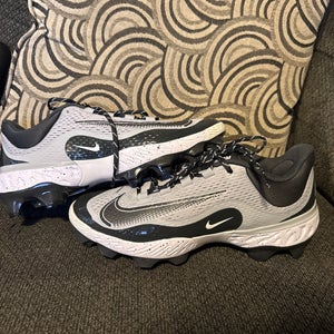 New Metal Nike Alpha Huarache Elite 4 Sz 11.5