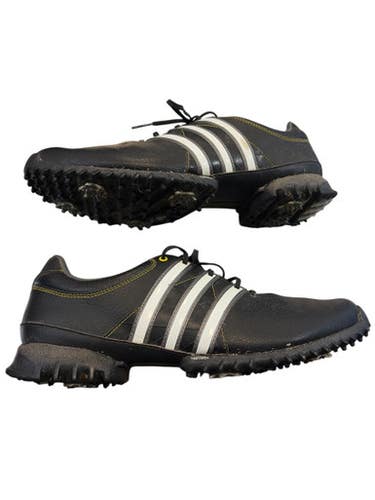 Used Adidas Mens Golf Shoes Black Senior 11.5 11873-S000230402