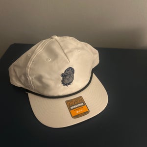 White Adult Unisex One Size Fits All Stitch Hat (New)