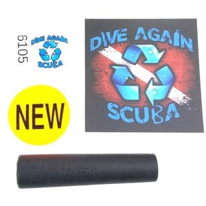 TUSA Scuba Dive Hose Protector Cover Sleeve Low Pressure Inflator LP Black 3"