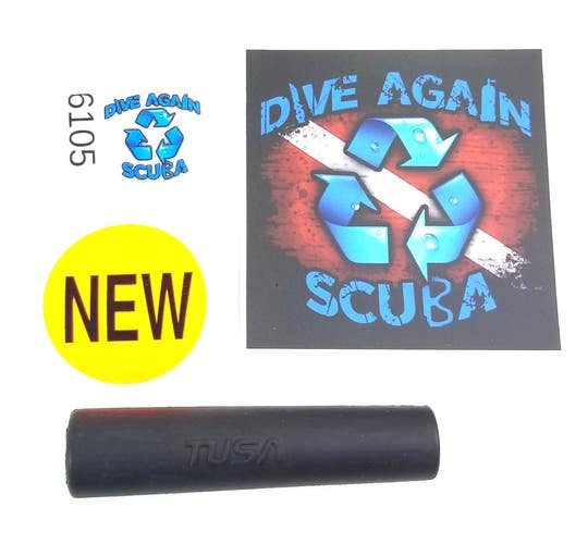 TUSA Scuba Dive Hose Protector Cover Sleeve Low Pressure Inflator LP Black 3"