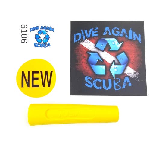 TUSA Scuba Dive Hose Protector Cover Sleeve Low Pressure Regulator Octo Yellow