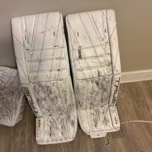33" plus 1.5  
True Catalyst PX3 Regular Goalie  Set Pro Stock (Used)